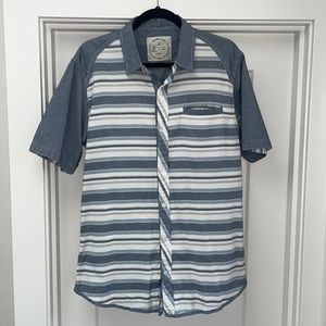Blue Striped Button Up